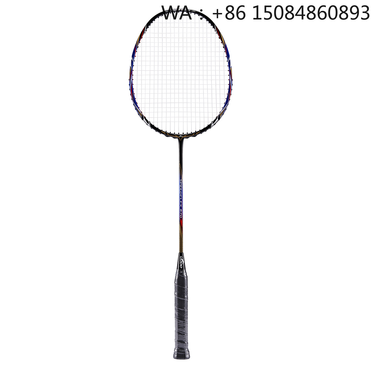 Badminton Materi - G5グリップ カーボンファイバー素材のバドミントンラケット、フルカーボン4U軽量84gデザイン、適度な硬度、優れたボールコントロール