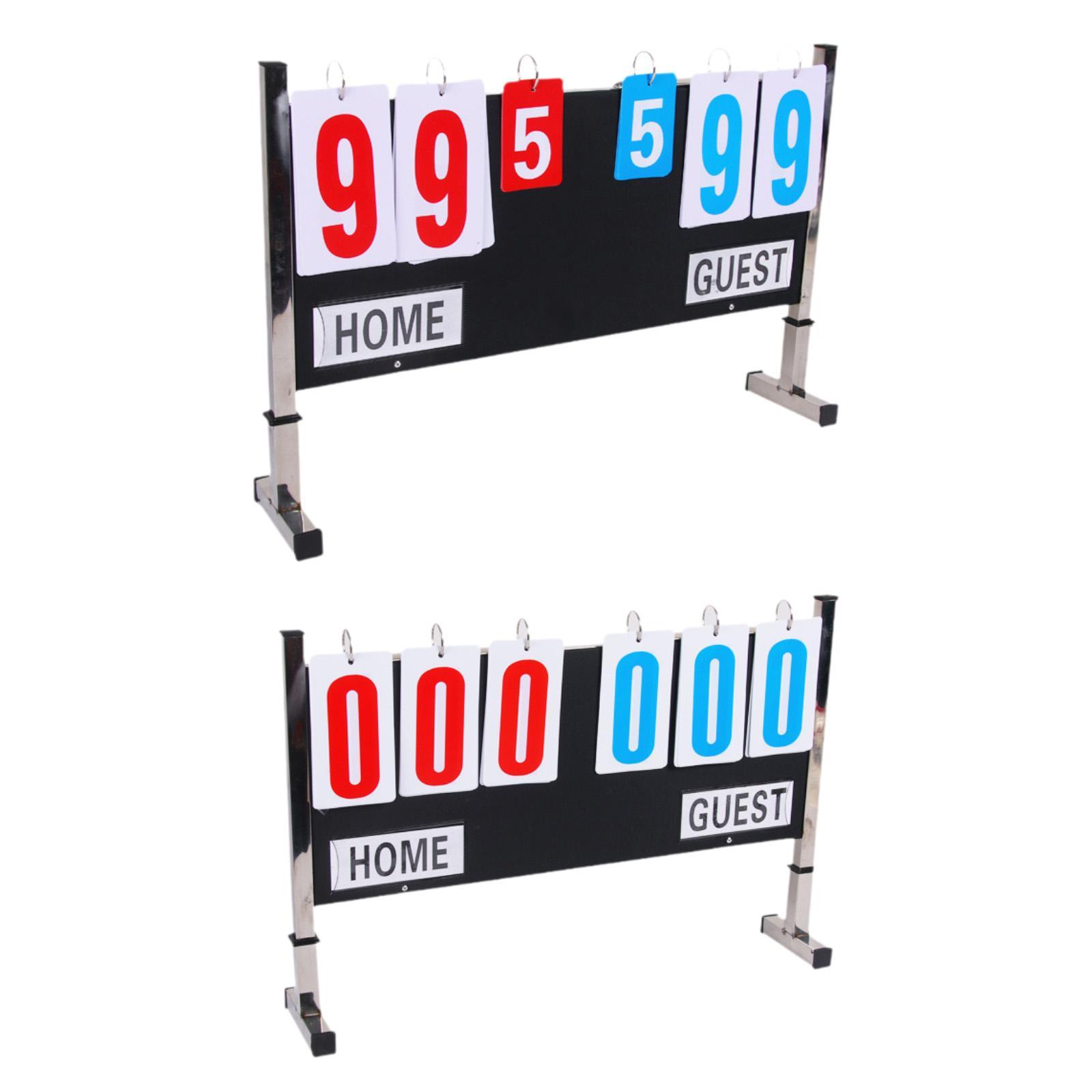マルチスポーツスコアボード卓上スコアフリッパースコアボードゲ - Badminton Counter のレビューと価格