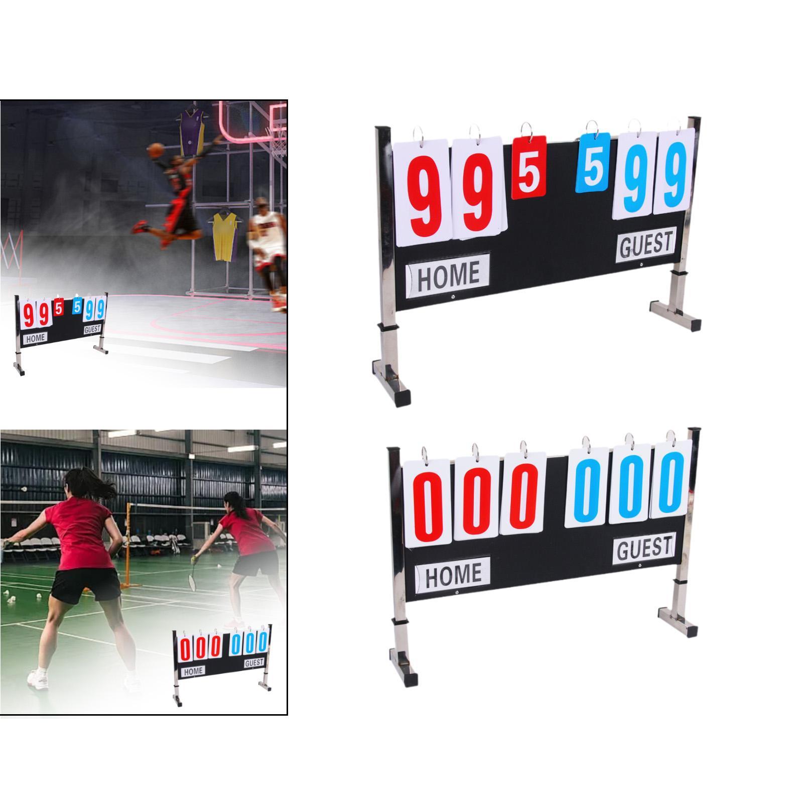 マルチスポーツスコアボード卓上スコアフリッパースコアボードゲ - Badminton Counter のレビューと価格